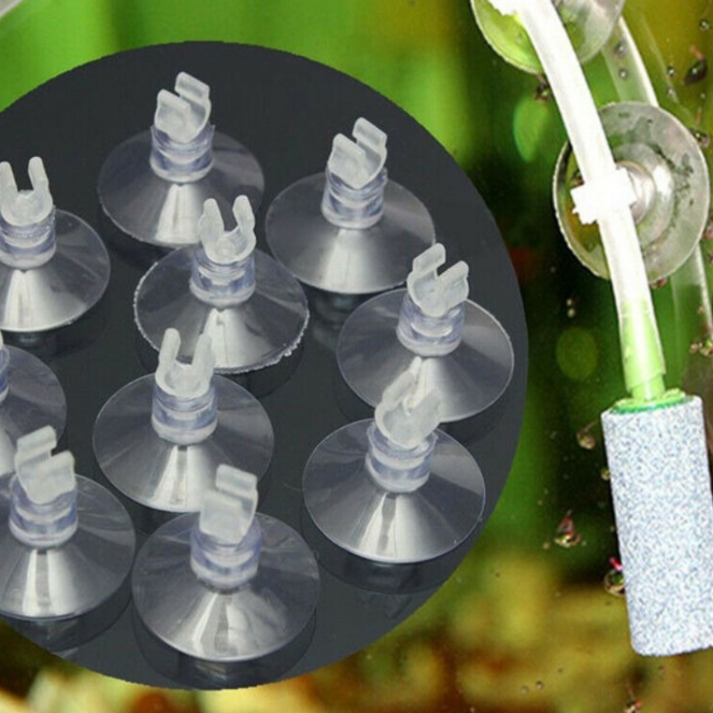 10pcs/Lot Plastic Aquarium Suction Cup Holder Fish Tank Sucker Sucker for Fish Tank Pump Airline Tube Holder Aquarium Accessory