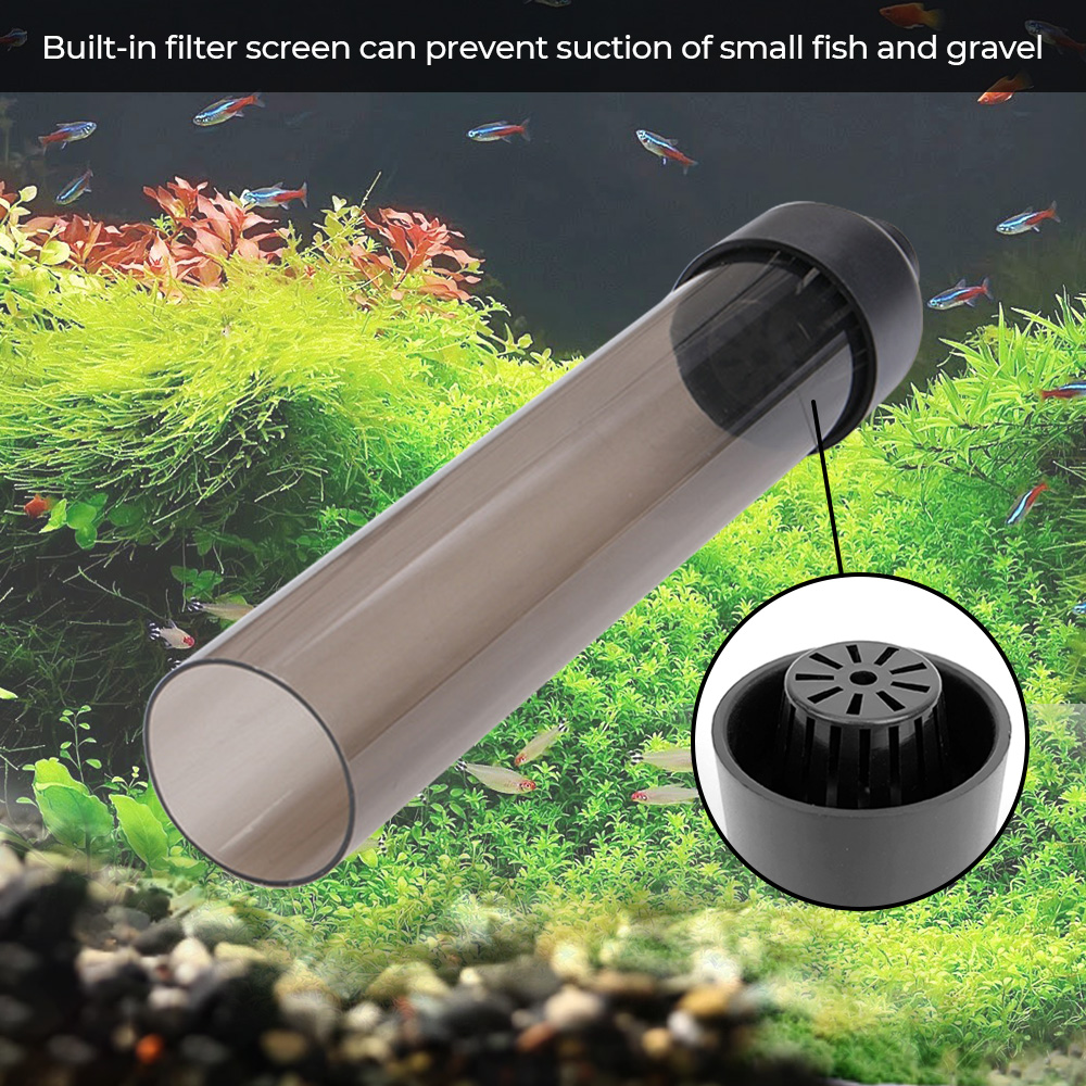 Manual Siphon for Fish Tank Gravel Cleaner Water Filter Pump Aquarium Water Change Pump Cleaning Tool Water Flow Regulate