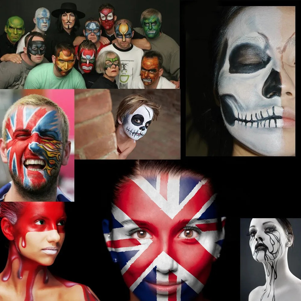 12 color glitter tattoo and body painting oil painting art used for Halloween parties fancy dresses beauty and makeup tools 240829