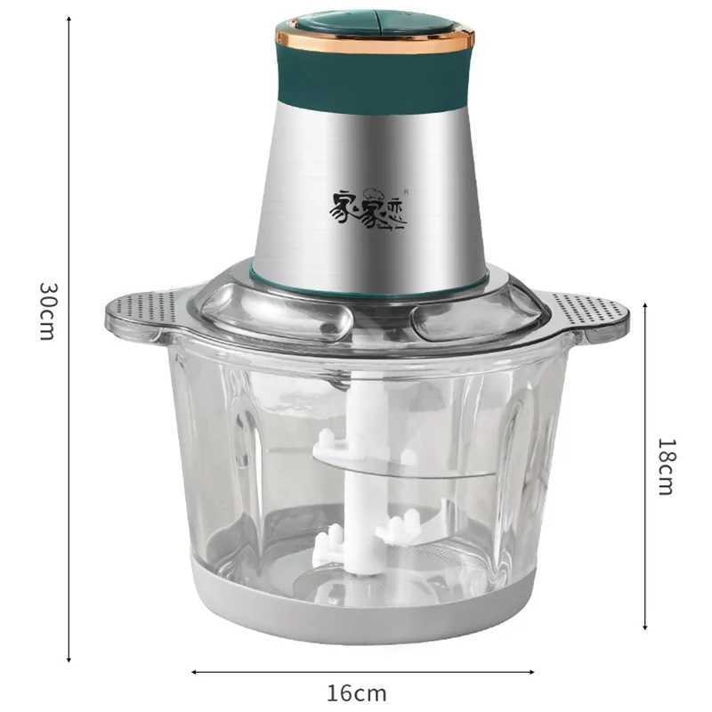 Multi functional garlic peeler household electric meat grinder garlic chopper fruit and vegetable chopper kitchen tool M240830