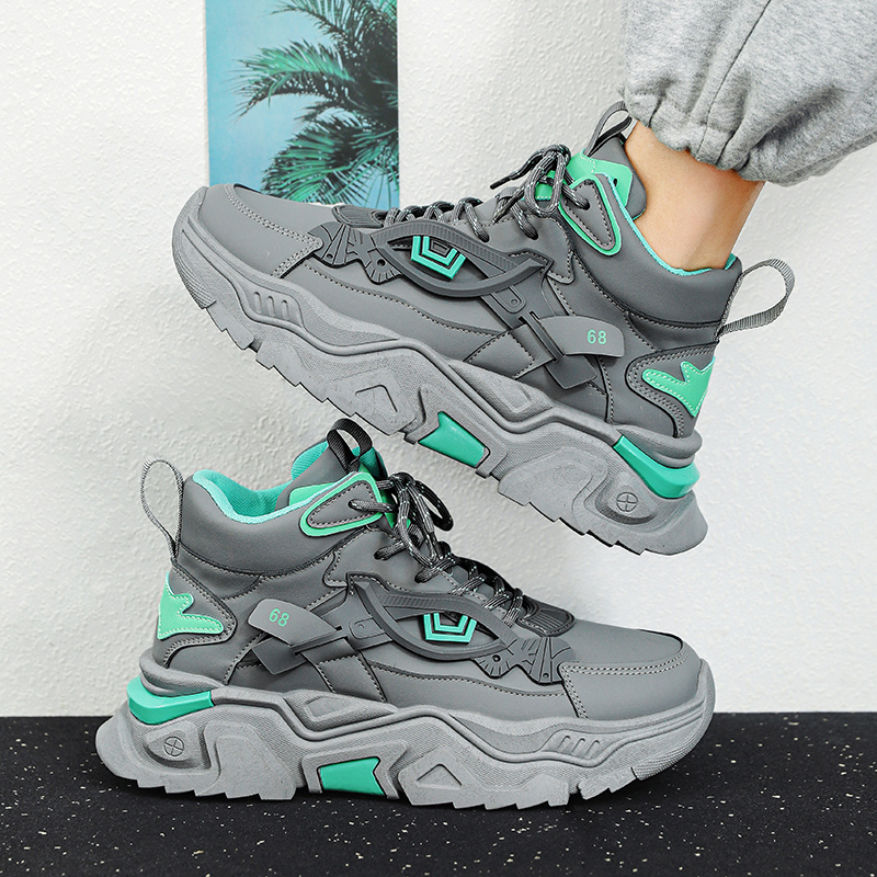 New Style Sneakers For Korean 2024 Popular Outdoor Sport College Street Men Trend Casual Shoes