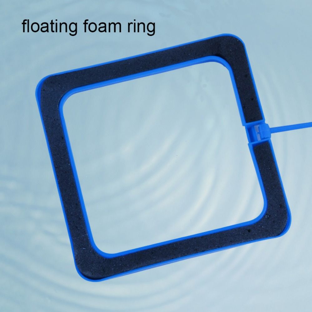 Fish Feeding Supplies Thicken Plastic Buoyancy Circle for Aquarium Floating Food Feeder Square/Round Feeding Ring