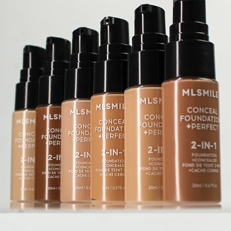2-in-1 basic concealer matte oil control bright skin BB cream waterproof durable high coverage basic makeup 240829