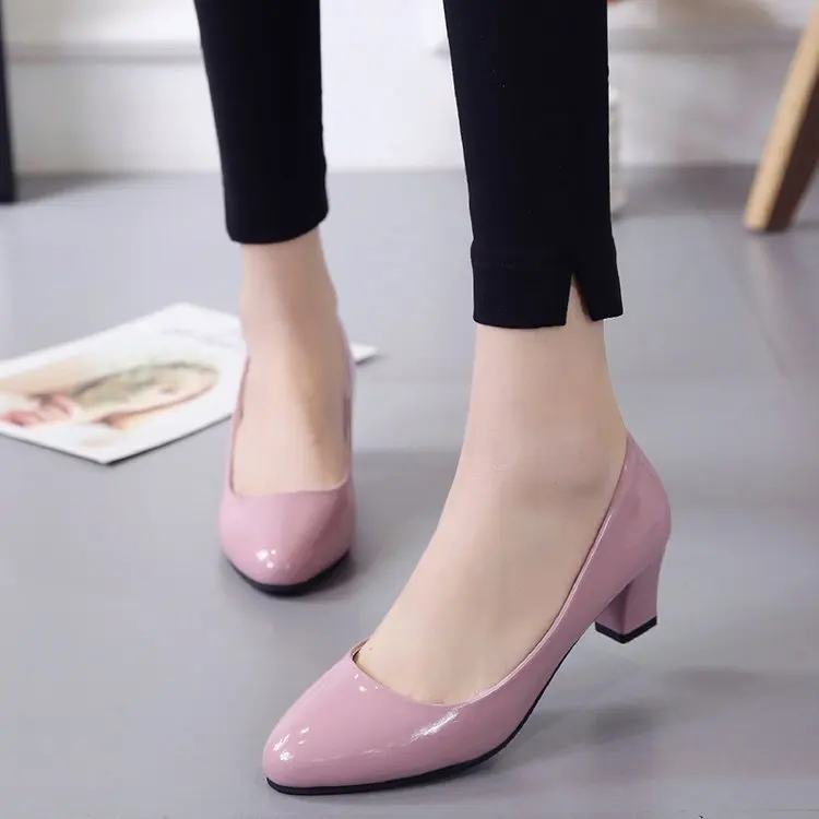 Female Pumps Nude Shallow Mouth Women Fashion Office Work Wedding Party Ladies Low Heel Shoes Woman Autumnss54 adb3