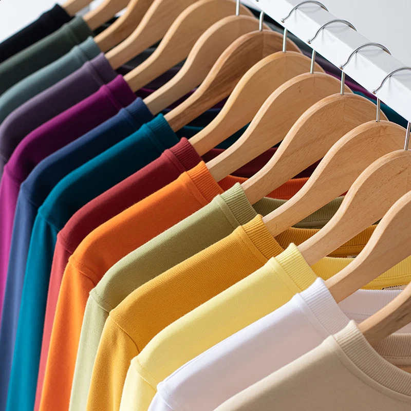 Cotton Hoodie 320g Mens Spring and Autumn Hoodies 240827