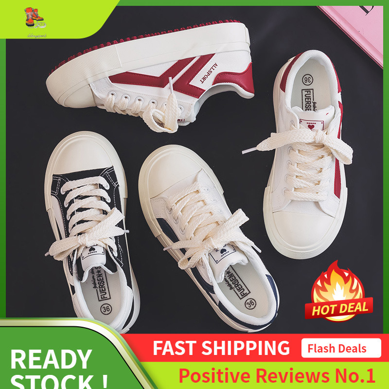 Ddmysports Instagram Fashion Korean Edition Little White For Women Spring New Student Versatile Board Elevated Casual Shoes OUTDOOR