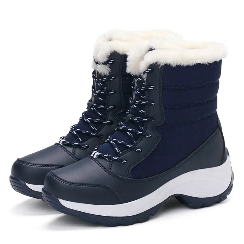New 2024 Snow Anti Slip Designer Ankle Boots Platform Warm Plush Women's Winter Shoes Best Seller 5fc8