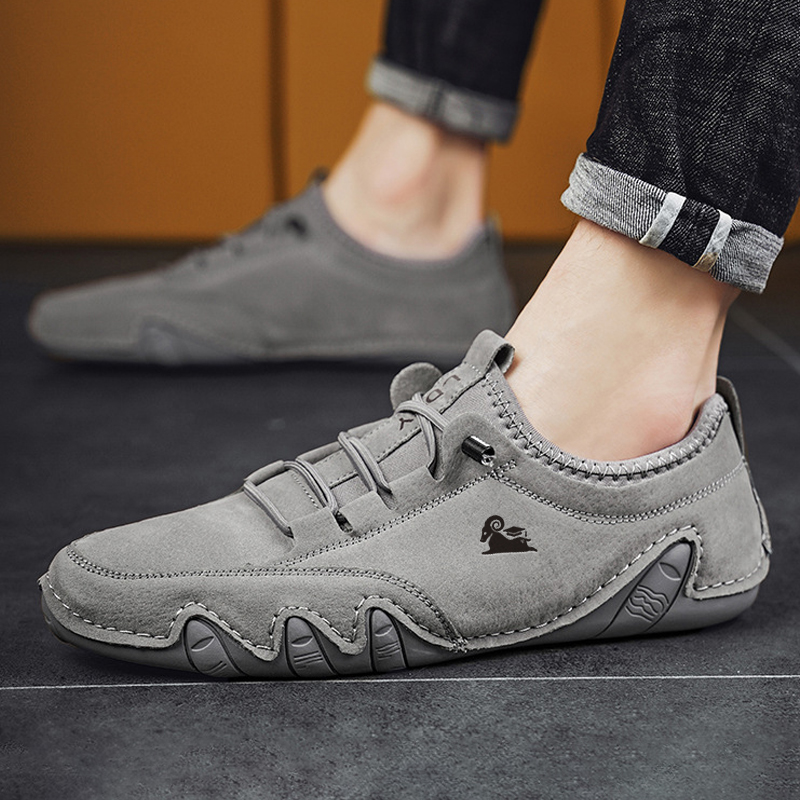 2025 NEW Summer Sneakers Casual Leather Italian Brand High Quality Loafers Fashion Moccasin Men Sports Shoes c