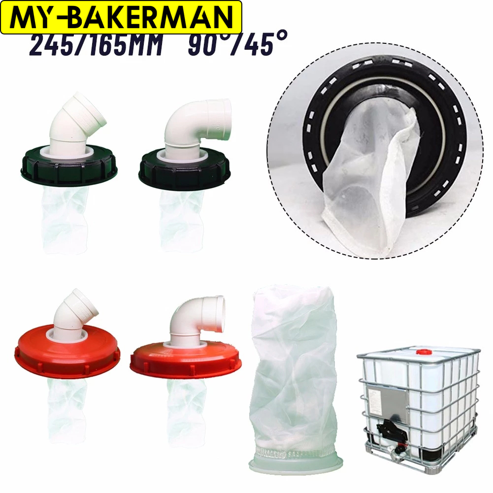 Rain Barrel IBC Tank Filter Cover Nylon Washable Rain Purification Rainwater Tanks For DN75 Outdoor Garden Durable Plastic Cover