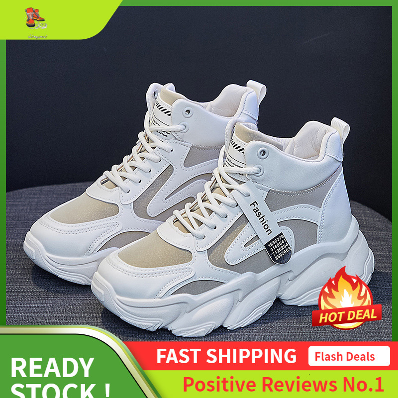 Ddmysports Plush Dad For Women Winter New Korean Edition Warm Igh Top Sports Student Cotton Instagram Shoes A OUTDOOR