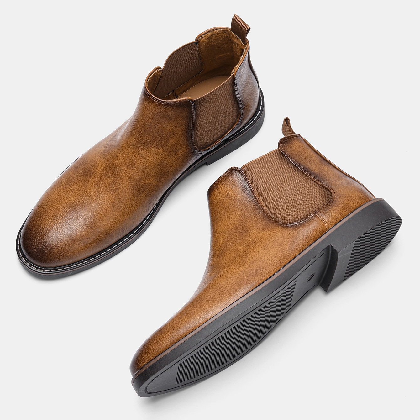 40~46 Men Boots Retro Men Brand Comfortable Chelsea Boots 2022 fashion Men Leather Boots