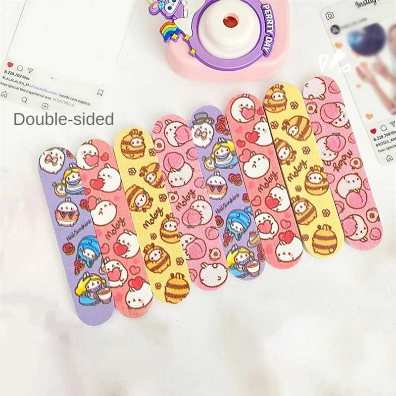 Durable nail file easy to carry 4.5 * 2.0cm Cute nail file Perfect nail file Cute appearance Sandpaper+eva+ps nail tool W240829