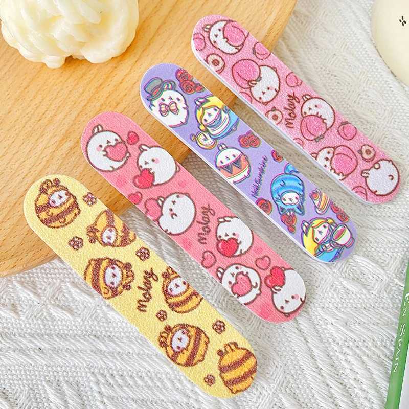 Durable nail file easy to carry 4.5 * 2.0cm Cute nail file Perfect nail file Cute appearance Sandpaper+eva+ps nail tool W240829