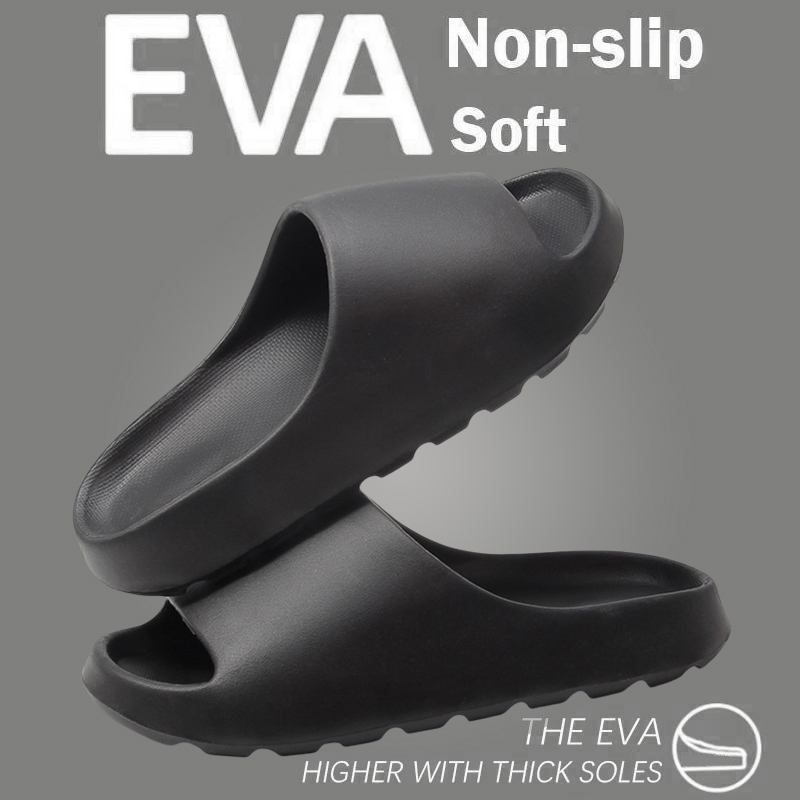 For Summer Women EVA Soft Slippers Indoor Home Slides Brand Slipper Men Sandals Beach Shoes Man Male Flip ps e38b