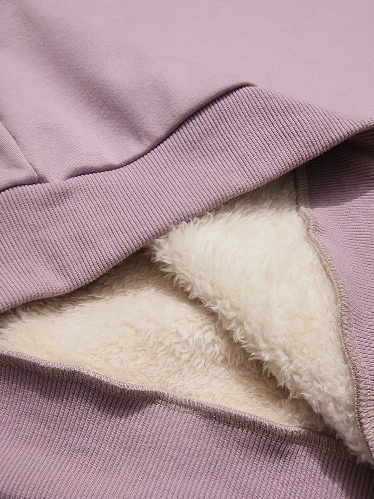 I believe in your womens embroidered hooded sweatshirt with velvet thick round neck for winter warm lazy loose casual top 2234195394 240827