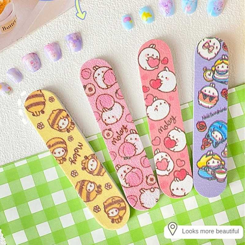 Durable nail file easy to carry 4.5 * 2.0cm Cute nail file Perfect nail file Cute appearance Sandpaper+eva+ps nail tool W240829