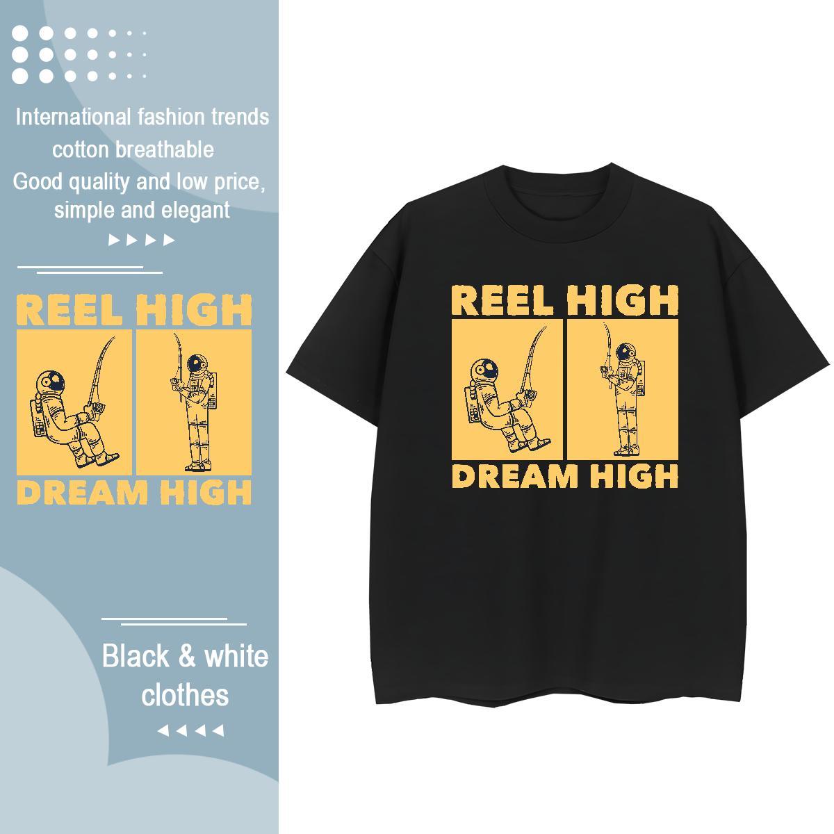 Female Women Tshirts 100% Cotton 230g universe Hip Hop Street T Shirts Women Breathable Crew Neck Anime Oversized Tops Tees