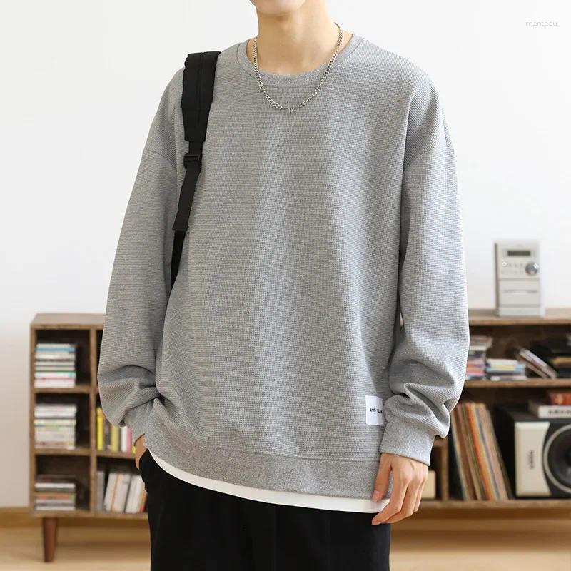 Men's Tracksuits Casual Sporty Suit Loose Fit Long Sleeve Spring Autumn Fashion Trendy Versatile Walf Checks