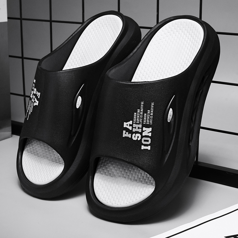 Fashion Men Slippers Outdoor Sandals Beach Soft Sole Indoor Slides Design Men Casual Shoes Flip-flops Home Slippers Size 39-48