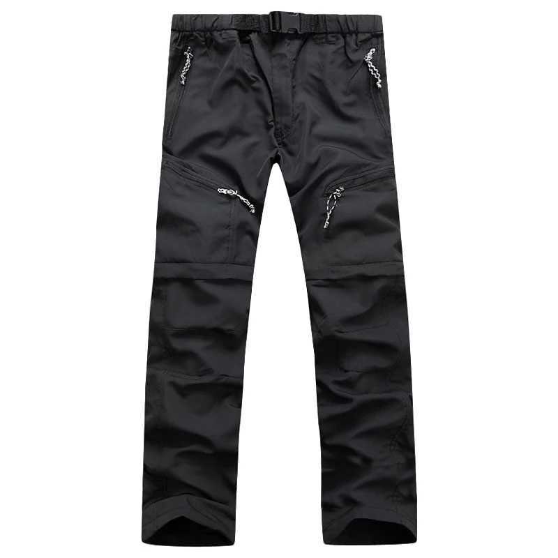 Quick drying pants for men detachable casual long breathable pants mens UV resistant pants active military Trouser Plus size S-XXXL W240829