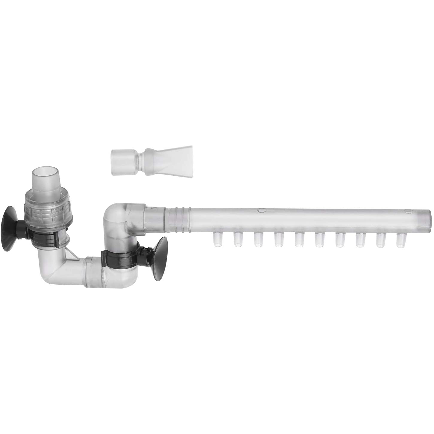 Aquarium External Filter Bucket, Inlet/Outlet Pipe Fittings, Fish Tank Water Inflow Outflow Tube Parts, 12mm ID Hose, HW-603B