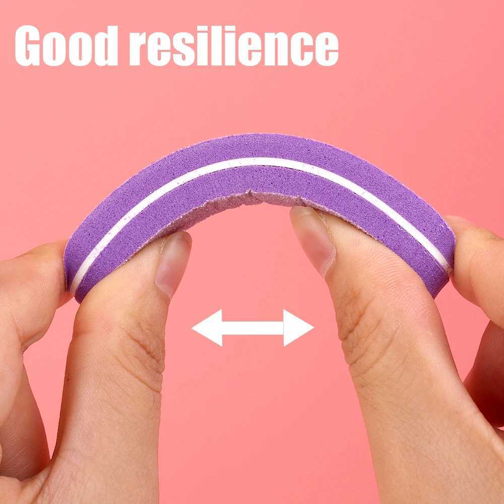 9cm nail sponge file double-sided nail file block color sanding buffer strip easy to clean and polish foot processing tool W240829