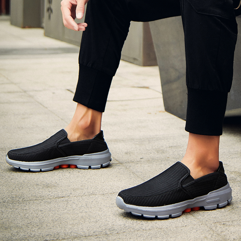 Slip-on Men Loafers Spring New Driving Shoes Men Breathable Men Casual Shoes Non-Slip Shoes Loafers Big Size 45 Chaussure Homme