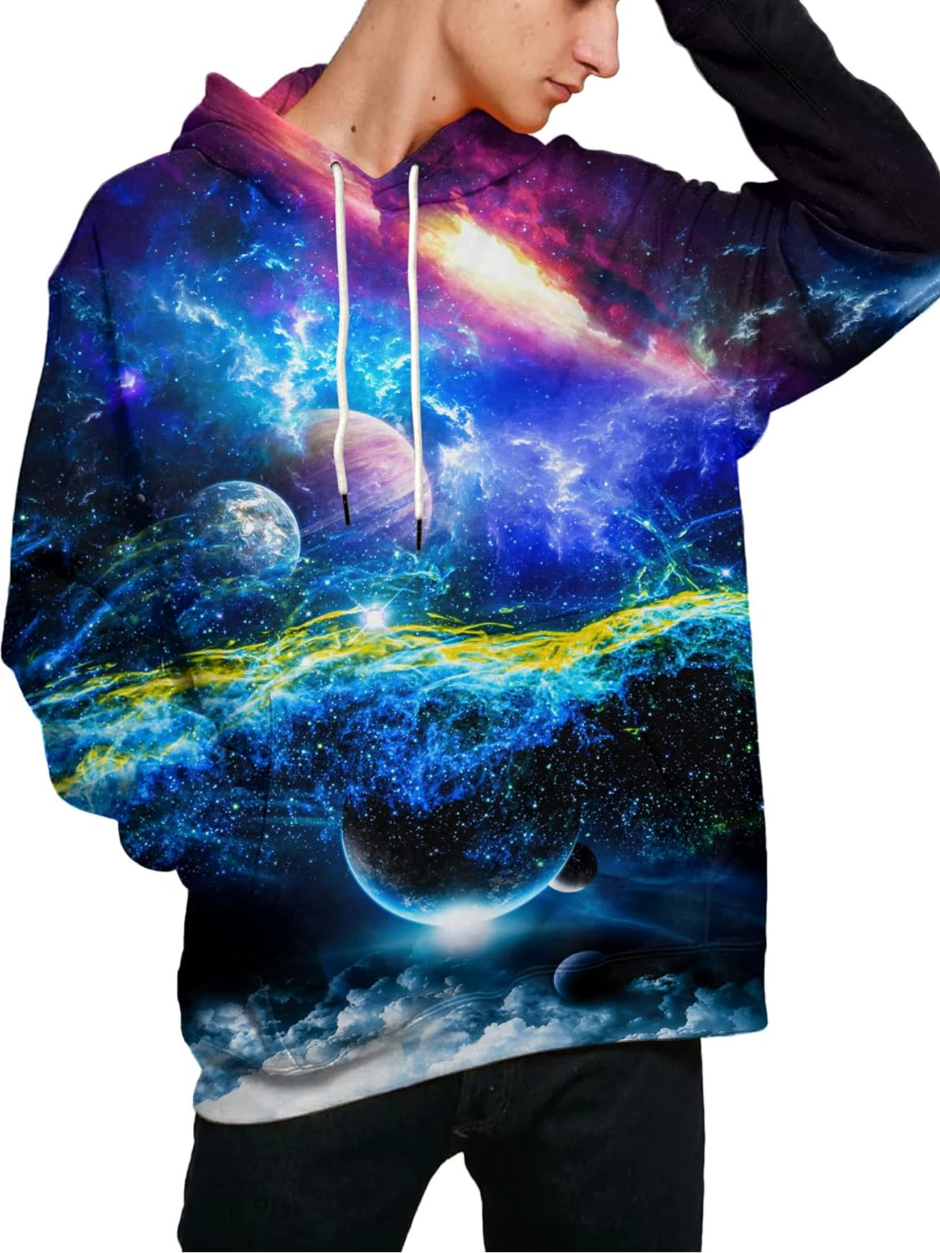 Hoodie for Mens Womens Unisex 3D Printed Hooded Sweatshirt Casual Pullover Hoodie with Big Pockets Graphic Hoodies sweatshirt Pullover Long Sleeve