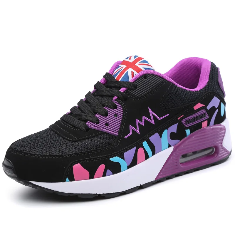 New Air Fashion Platform Sneakers Women's Lace Up Wedge Casual Sport for Women Comfort Travel Shoes Mujer 2024 39ce Comt