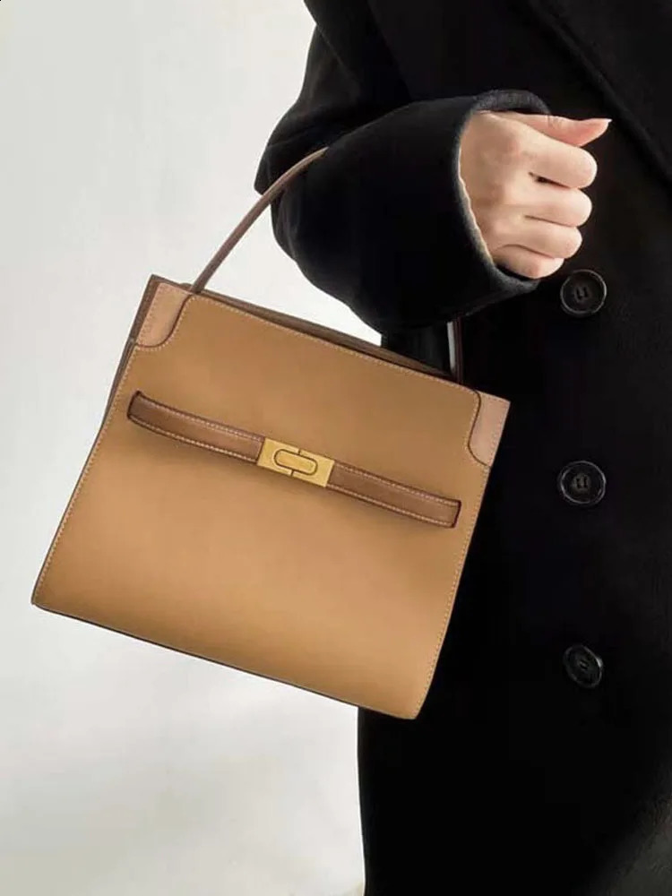 Fashion er genuine leather handbag office shoulder armpit womens square single cross bag 240830 4