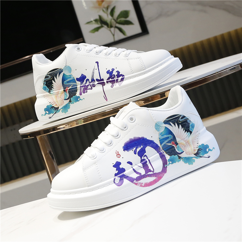 INS Men Running Shoes Breathable jogging Walking Shoes Luxury Sneakers for Women China Style Cosplay White Casual Shoes Footwear