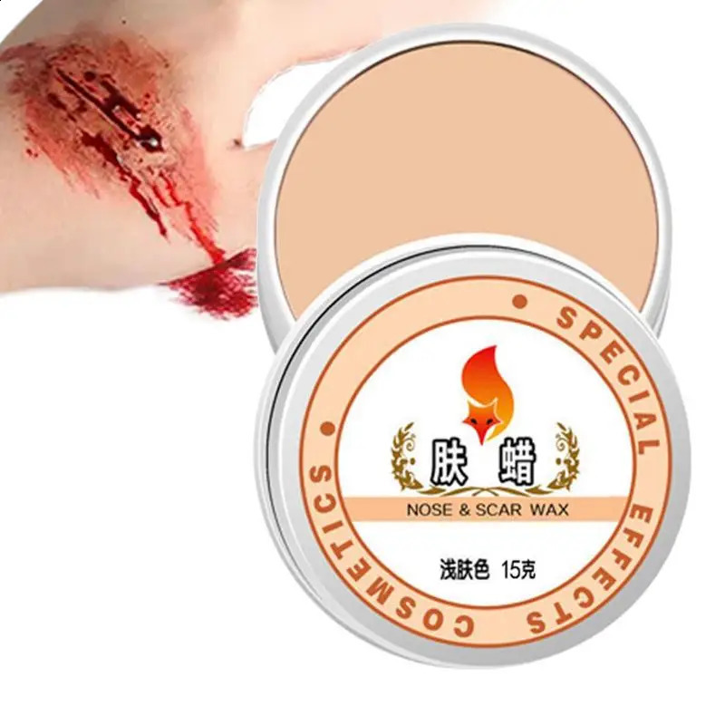 Makeup wax sealant Halloween makeup scar wax Halloween special wound modeling skin wax special makeup kit 240829