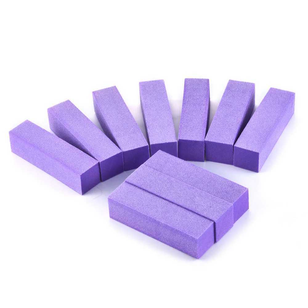 10pcs buffered nail sponge sanding block nail file pedicure manual nail art tool nail polish durable undamaged nail neutral W240829