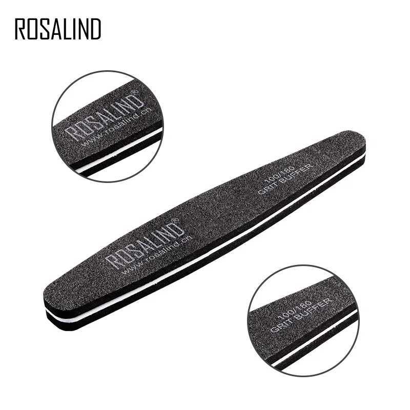 ROSALIND Nail File Nail Buffer Washable Matte Polishing Buffer Foot Therapy Nail Art Tool 1 piece W240829