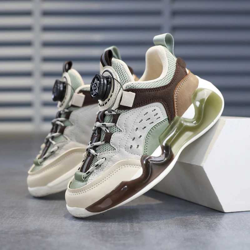 2024 New Kids Shoes Childrens Sneakers School PU Leather Boys Girls Casual Shoes Non-slip Outdoor Running Sports Tennis for Boys XJ250628