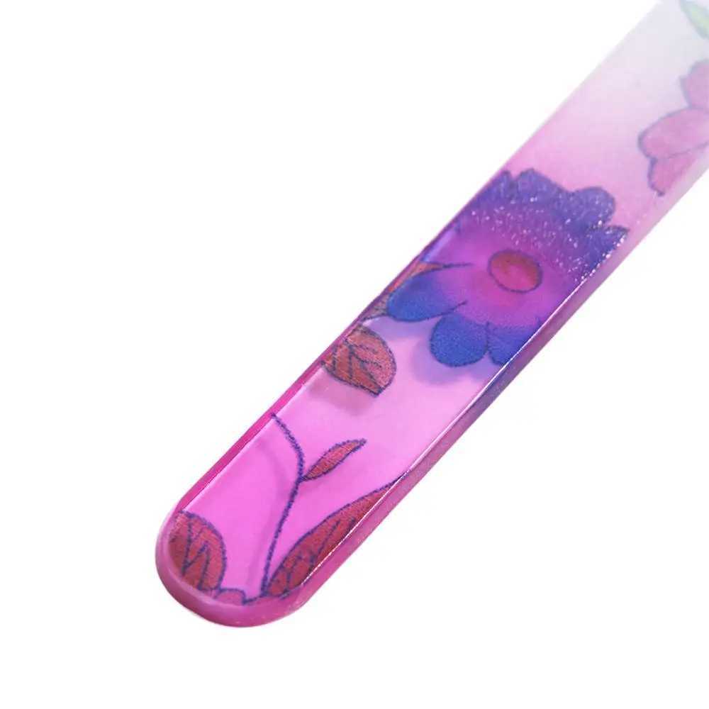 Professional Printing Crystal Glass Nail Files Flash Nail Art Polishing Tools Manual Tools W240829