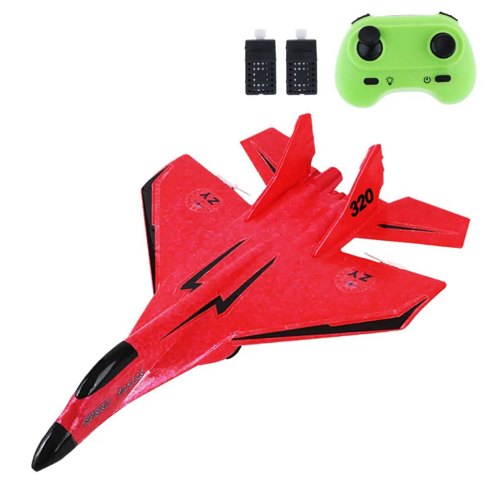 2 CH RC Plane Gift 2.4G Easy to Control RC Glider Foam RC Airplane Remote Control Airplane for Adults Kids Beginner Boys GirlsXJ240829