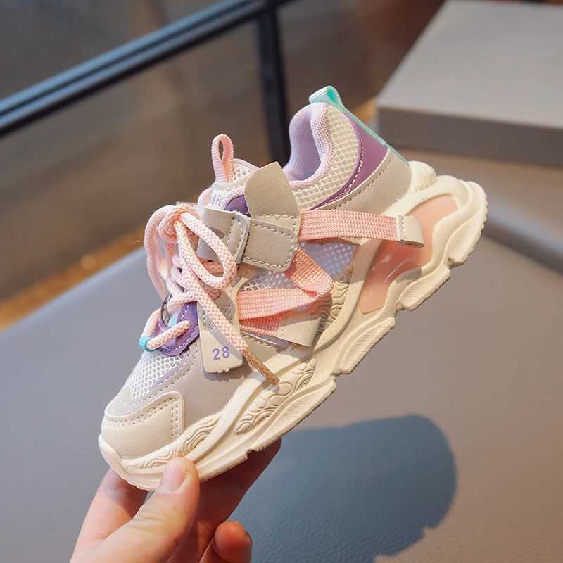 Children Mesh Breathable TPR Casual Sneakers Sport Shoes Toddler Boys Girls Running Shoes Kids Tennis 3-6 Years Chunky SneakersXJ250311