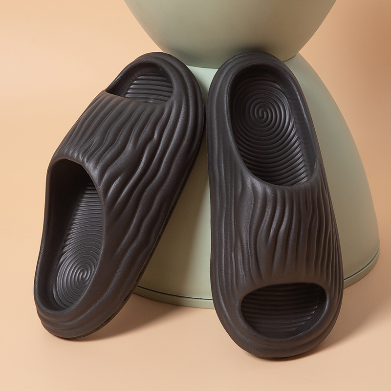 Women's thick-soled home slippers, comfortable solid color non-slip slippers, home light shoes, non-slip and durable
