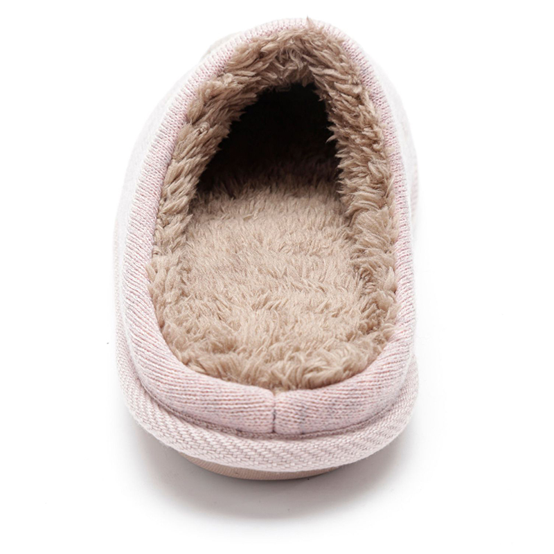 Winter Cartoon Embroidery Cute Hedgehog Women Fur Slippers Family Cotton Shoes Bedroom Mute Soft Soles Warm Men Fluffy Slides Fd8