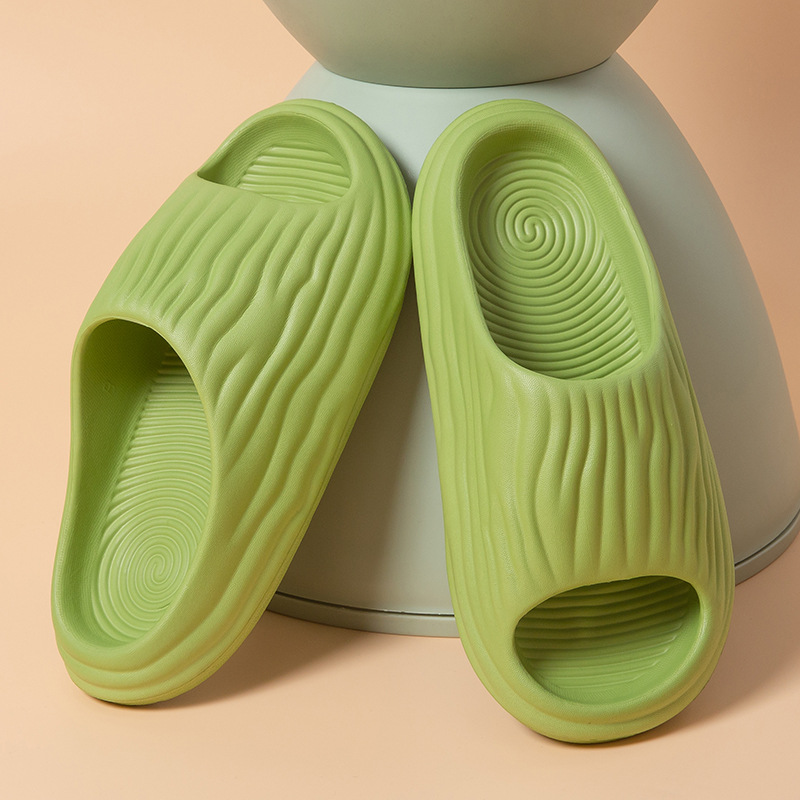 Women's thick-soled home slippers, comfortable solid color non-slip slippers, home light shoes, non-slip and durable