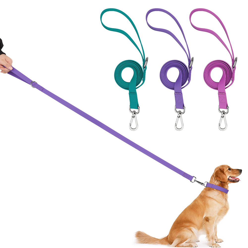 Waterproof Dog Leash Small Medium Large Durable PVC Long Pet Leashes for Walking Recall Training Running Rope Outdoor Long Leash