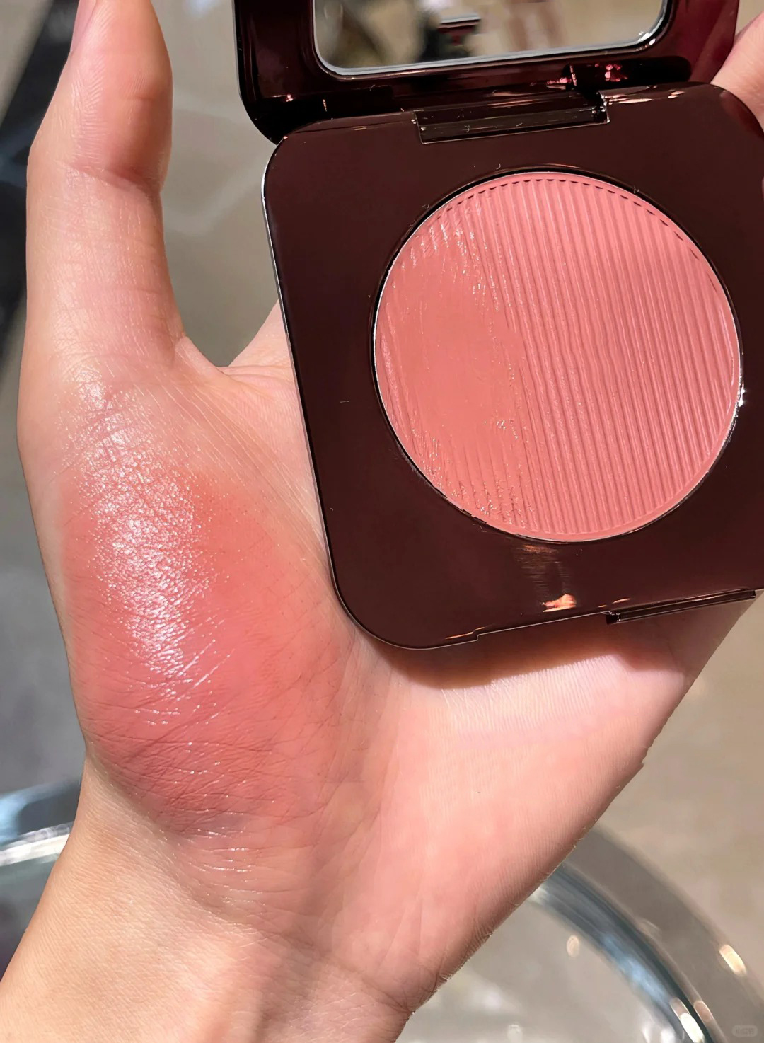 2026 New Cafe Rose Blush Palette Makeup 6g Face Cheek Blushes Beauty Nature Long-lasting Facial Cosmetics Fine Powder Cushion Compact