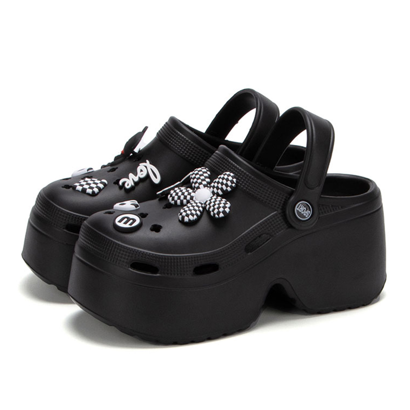 Chunky Platform Clogs: Bear Sandals for Women, 2024 Summer Beach Slippers