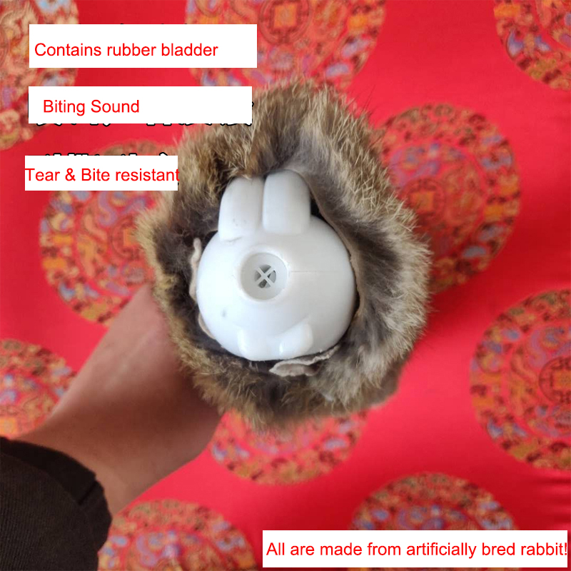 Hunting Dog Biting Toys Simulation Rabbit Interactive Dog Sound Toy for Whippet /Gree/Greyhound/Hound Training Tools Pet Supply