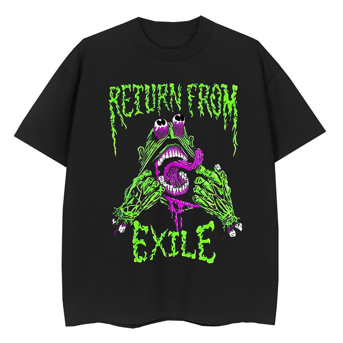 Female Unisex Tshirts 230g Pure Cotton exile Sport Woman T Shirts Short sleeve Soft Anime Clothings