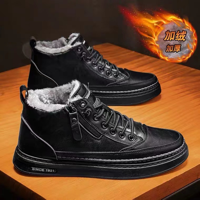 Winter Sneakers Sports Shoes Men Cotton Wool High Quality Mans Tool Boots Trend Footwear New Tenis 2023 fed4