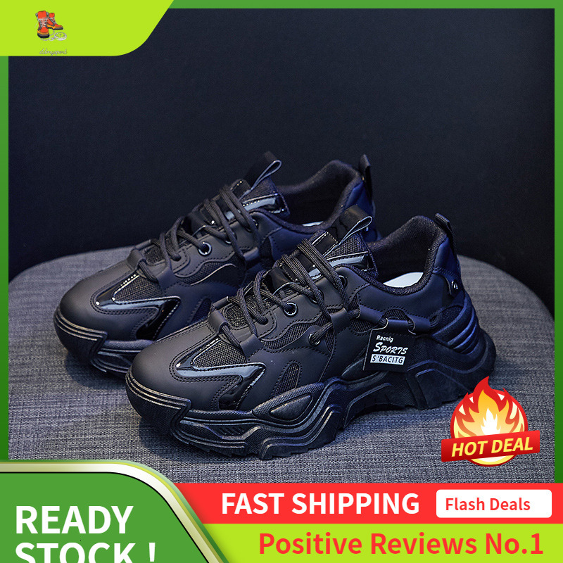 Ddmysports Spring New Korean Dad Ins Trendy Student Sports Running Shoes Women S Breathability Increase K OUTDOOR