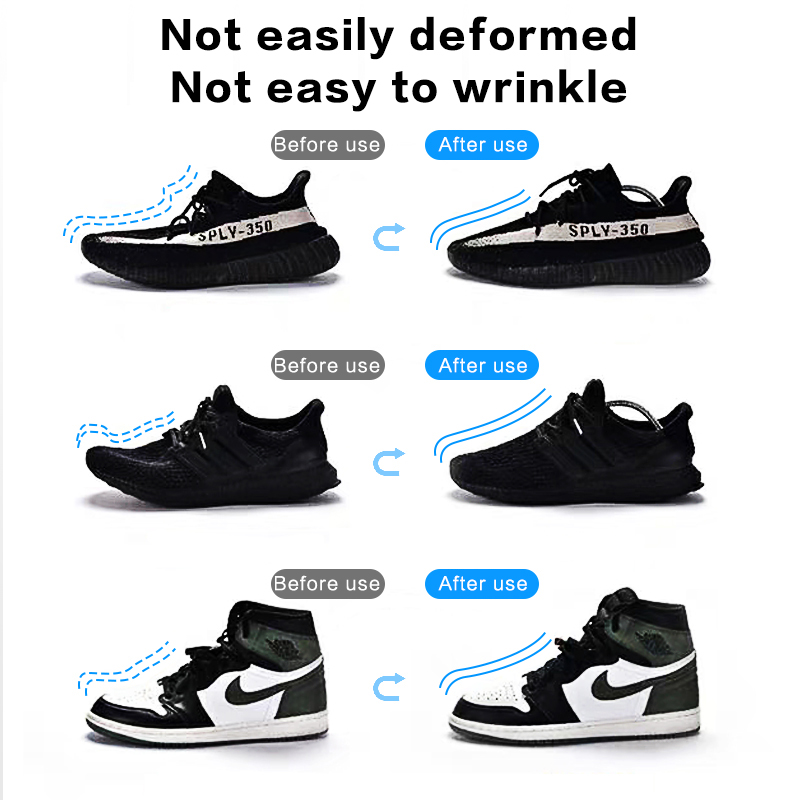 for Household Stretchers Use: 1 Pair Adjustable Plastic Shapers, Prevent Creases & Deformation, Support Shoe Shape 4 Demation,