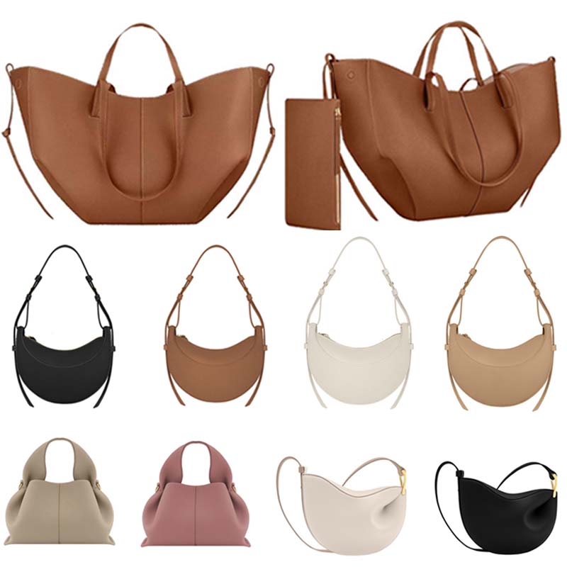 Designer Bag Tote Bag Cyme Shoulder Bags Luxury Numero Dix Handbag 2 Size Beach Bag Full Grain Leather Tonca Crossbody Bag Magnetic Buckle Lady Half Moon Shopping Bag